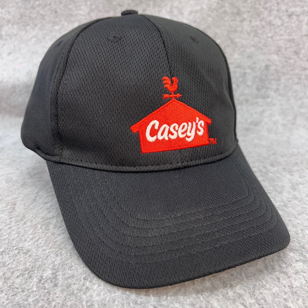 Casey's Logo Unisex Black HPI Product Type Adjustable Mesh Hat OSFM